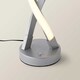 image 6 of ValueLights Infinity Double Twist Integrated LED Table Lamp | Silver