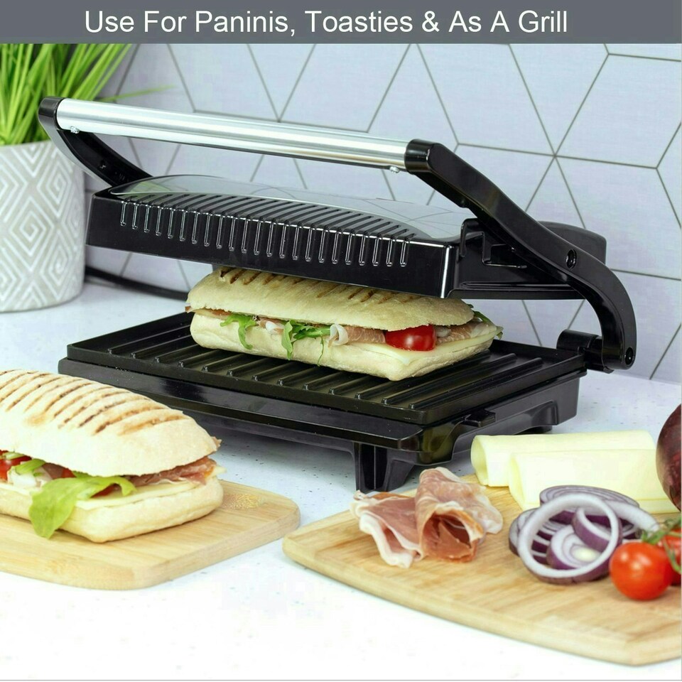 image 1 of Quest Compact Sandwich Toaster, Panini Press & Health Grill