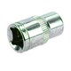 image 3 of 3/8" Imperial 6 Point 3/8" Drive Shallow Socket SAE AF Chrome Vanadium Steel