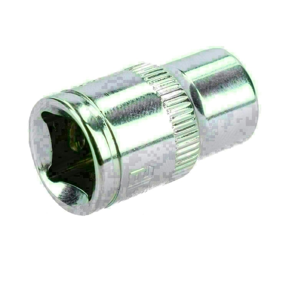 image 1 of 3/8" Imperial 6 Point 3/8" Drive Shallow Socket SAE AF Chrome Vanadium Steel