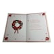 image 2 of To a Special Family Floral Wreath Design Christmas Card