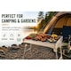 image 10 of Portable Charcoal BBQ Grill Folding Stainless Steel Barbecue Camping Festival