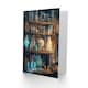 image 2 of Alchemist Bookshelf Skull Magic Crystals Potions Birthday Greeting Card