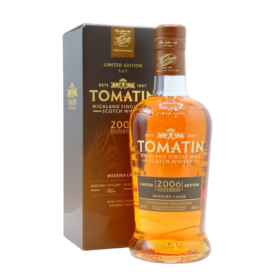 Tomatin - Portuguese Collection - Madeira Cask Highland Single Malt Scotch 2006 15 year old Whisky