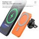 image 5 of Black Wireless Magnetic Mobile Phone Car Charger & Vent Mount