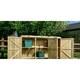 image 3 of Chatburn 6 Recycle Box Store - Timber - L80.4 x W180.5 x H120 cm - Fits 6 x Recycle Boxes Brown