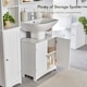 image 3 of VonHaus Holbrook White Under Sink Bathroom Cabinet
