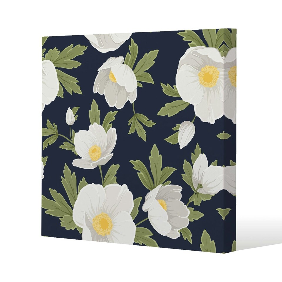 image 1 of Winter rose (Canvas Print) 114 x 114 x 4cm