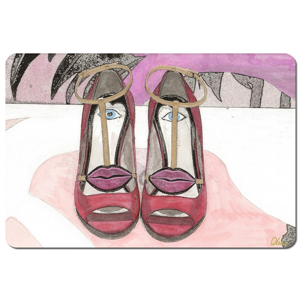 Lips shoes (Placemat)