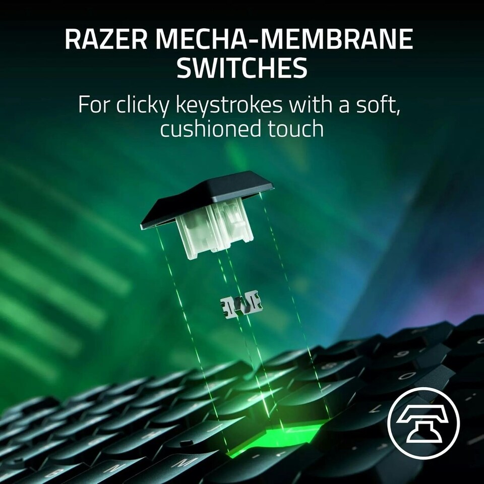 image 1 of Razer Ornata V3 Tenkeyless Gaming Keyboard - Mecha-membrane US Layout