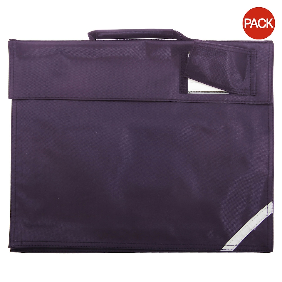 image 1 of Quadra Junior Book Bag - 5 Litres (Pack of 2) - Purple - One Size
