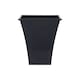image 3 of Metallica 28cm Square Planter Pack 4 Black