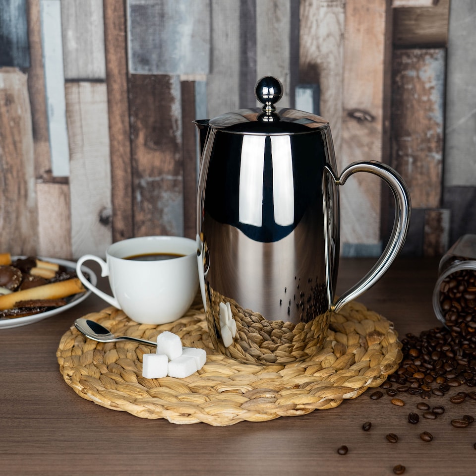 image 1 of Café Stal Bellux Thermal Cafetière, 1500ml / 5-6 Mugs / 10 Espresso Cups, French Press Coffee Pot