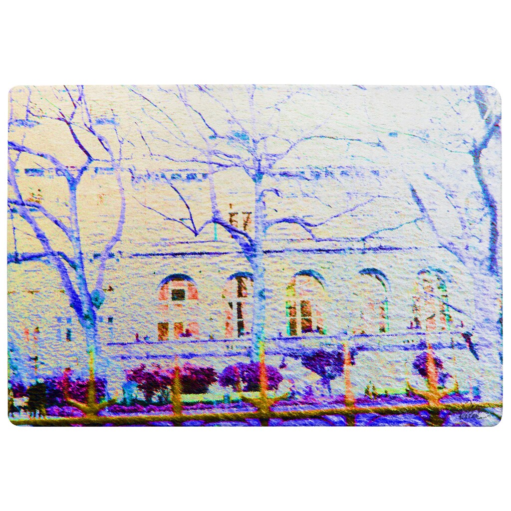 Blue Trees Rug | Multi - Tesco Groceries