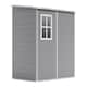 image 2 of Living and Home Plastic Garden Storage Shed - Single Side Door & Front Window