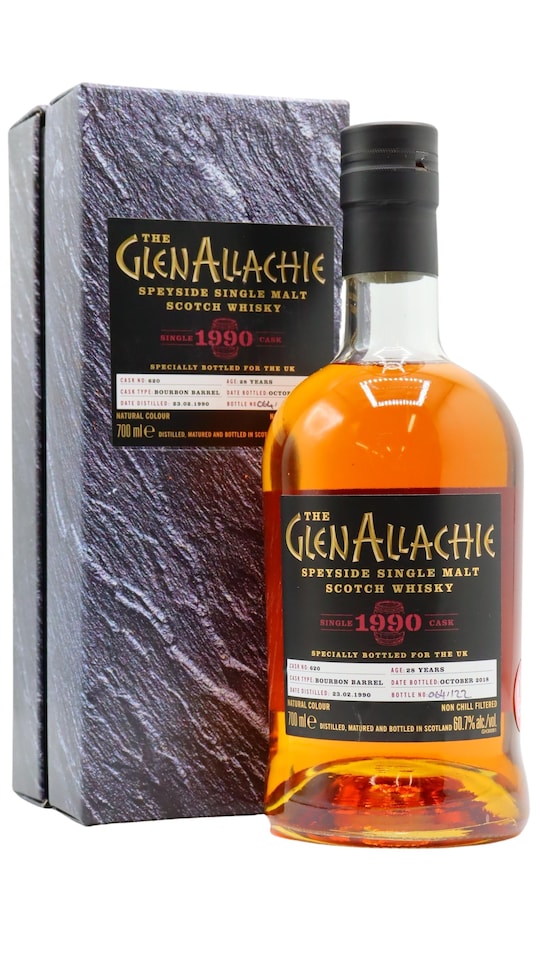 GlenAllachie - Single Cask No. 620 1990 28 year old Whisky