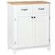 image 1 of HOMCOM Simple Kitchen Cupboard Storage Cabinet w/ Drawer Living & Dining Room