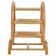 image 2 of Interiors by Premier Sustainable Three Tier Shelf Unit, Ample Storage Shelving Unit, Light Weight Kitchen Storage Shelving Unit Cream