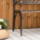 image 6 of Outsunny Cast Aluminium Garden Bench 2 Seater Antique Park Loveseat, Bronze