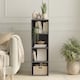 image 1 of Vida Designs Oxford 4 Tier Cube Bookcase Display Storage, Grey