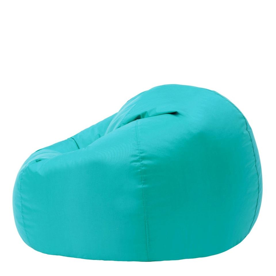 image 1 of icon Classic Indoor Outdoor Bean Bag Aqua Blue Bean Bag Chair Blue | Blue