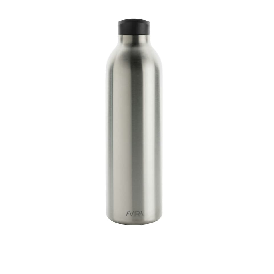 image 1 of Avira Avior Recycled Stainless Steel 1L Water Bottle - Silver - One Size Silver | One Size