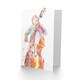 image 2 of Cellist Colourful Modern Watercolour Cello Him Her Birthday Card