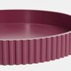 image 3 of OHS Ribbed Round Decorative Tray Table Organiser Countertop Storage
