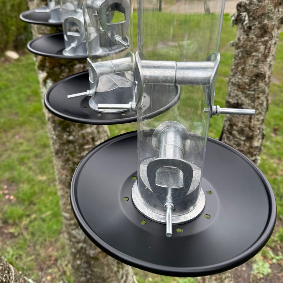 image 1 of Bird Feeder Seed Catcher Tray (Set of 4)