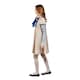 image 3 of M3GAN Womens/Ladies Costume Dress - Beige/Blue/Red - 10 UK - 12 UK One Size