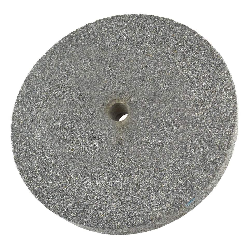 image 1 of 6" (150mm) Fine Grinding Wheel Bench Grinder Stone 60 Grit 19mm Thick TE877