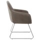 image 4 of Interiors by Premier Grey Velvet Chair, Ocassional Chair, Easy to Assemble Borg Chair, Comfy Office Chair