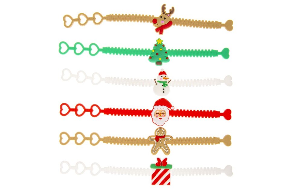 image 1 of Pack of 12 Christmas Bracelets