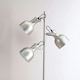image 2 of ValueLights Albie Chrome 3 Way Adjustable Directional Floor Lamp
