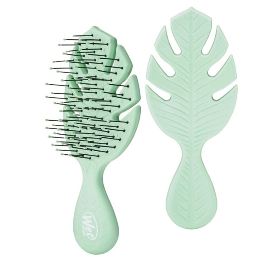 image 1 of WetBrush Go Green Mini Detangler Brush, Green, Plant Based