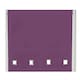 image 1 of 130cm Aubergine Square Eyelet Edge Roller Blind Purple | Purple