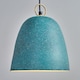 image 5 of ValueLights Contemporary Speckled Green Dome Ceiling Pendant Light Fitting | Green