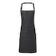 image 2 of Premier Unisex Adult Colours Pocket Full Apron - Black Denim - One Size Black