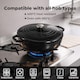 image 4 of Toque Cast Iron Enamel Dutch Oven Bread Baking Casserole Pot Self-Basting