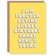 image 1 of Funny Birthday Card Forever Buying Cards Joke for Sister or Daughter