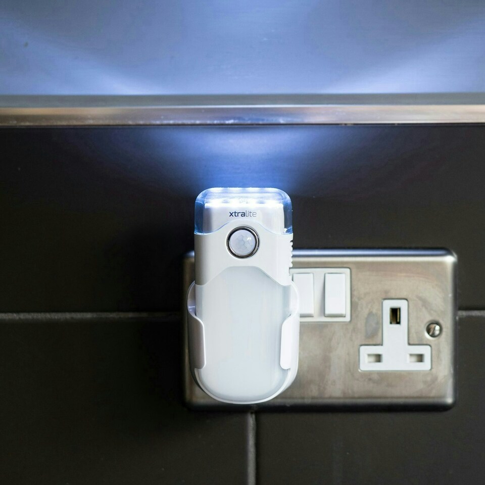 image 1 of Xtralite Nitesafe Duo Rechargeable Night Light & LED Torch – Automatic Power Failure Light with Motion Sensor, Dual Night Light Modes