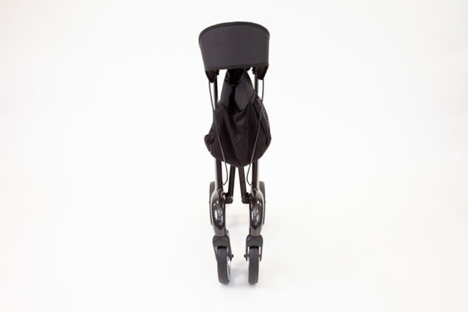 image 1 of The Ramp People TRP7 Carbon Fibre 4-wheeled Folding Rollator Black