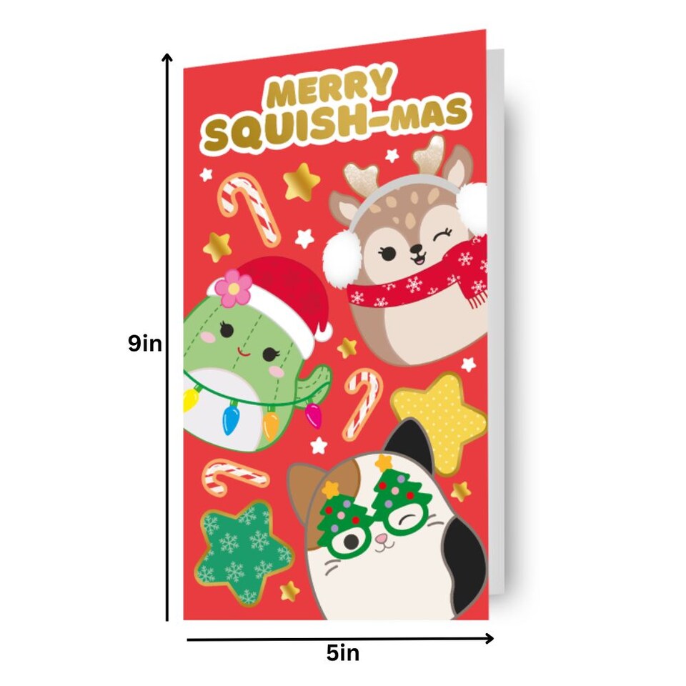 image 1 of Squishmallows Generic Christmas Card