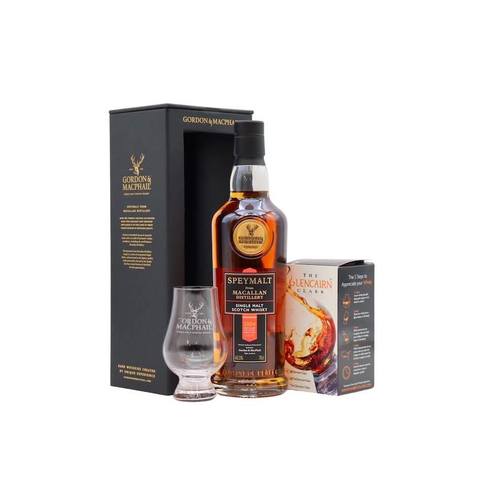 The Macallan Speymalt Single Sherry Cask 22606616 2004 20 year old Whisky Includes Glencairn Glass
