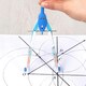 image 4 of Metal Zinc Alloy Adjustable Compass Divider Math Set