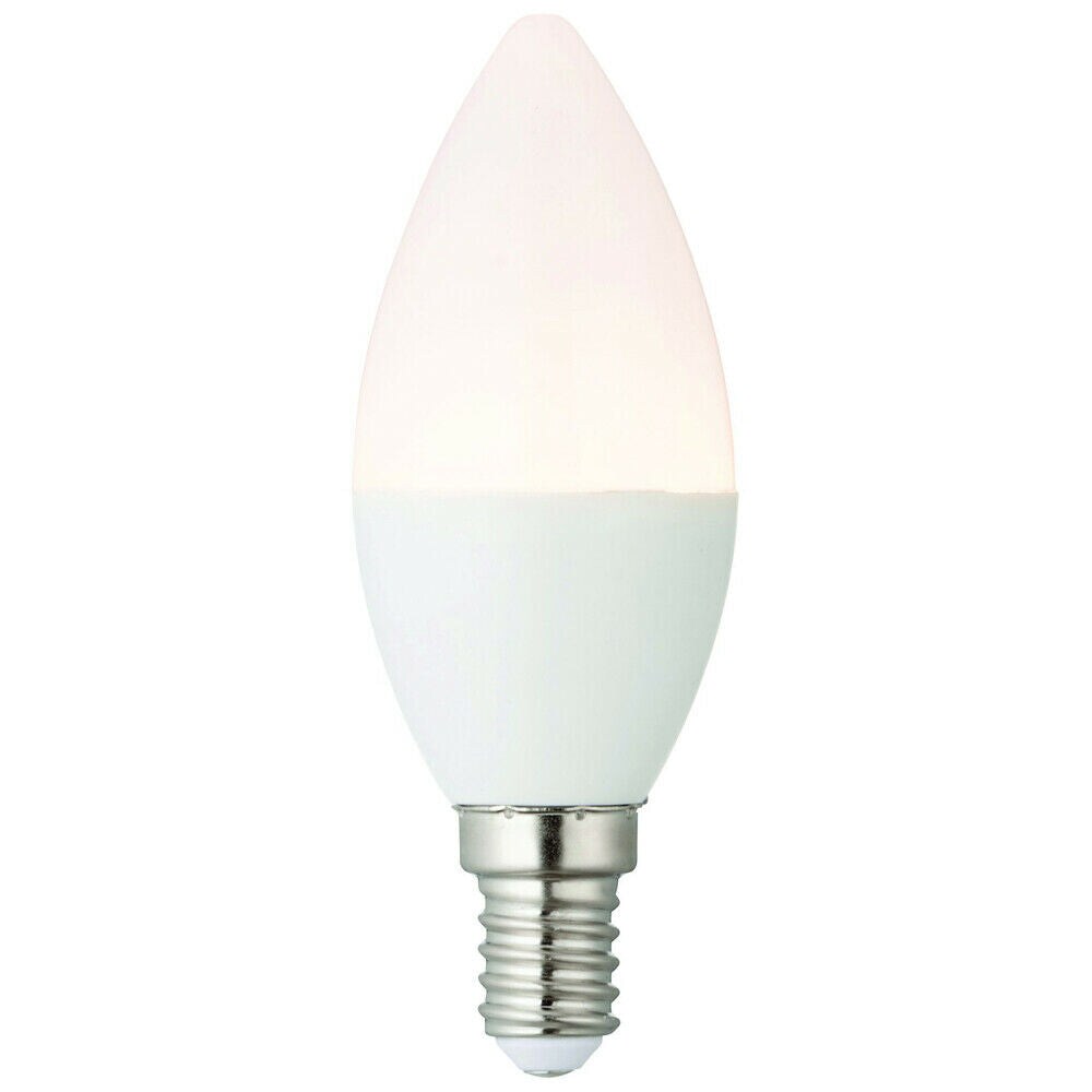 Loops E14 Mini Edison Dimmable LED Light Bulb 4.5W Warm White Frosted Candle Lamp