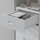 image 6 of FWStyle Tunis 5 Drawer Tallboy Slim Chest Of Drawers - Matt White