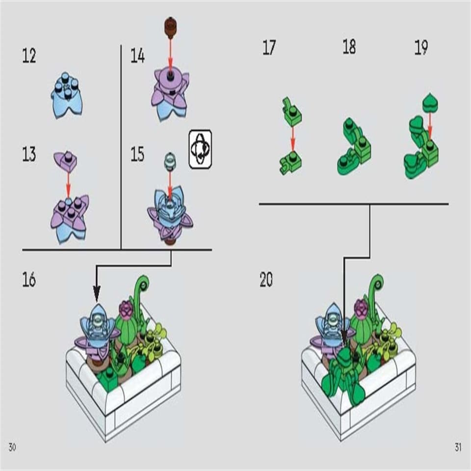 image 1 of LEGO® Botanicals™: Tiny Desert Garden