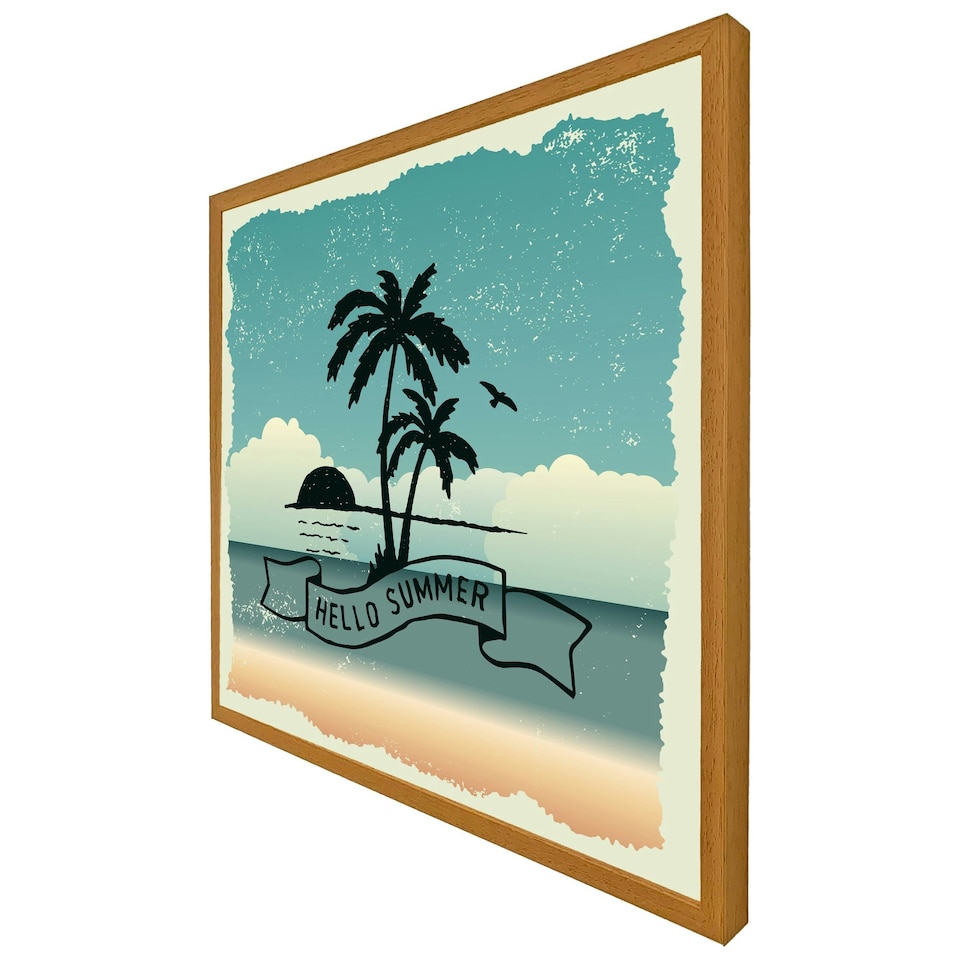image 1 of Hello summer (Picutre Frame) Black | S