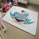 image 4 of Meditation Illustration (Rug) Blue | S